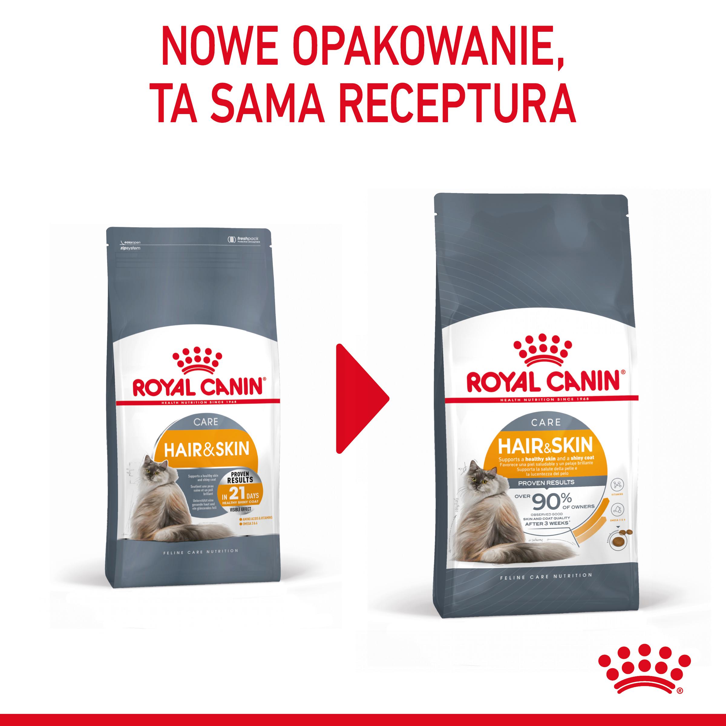 ROYAL CANIN® Hair&Skin Care karma sucha dla kotów dorosłych, lśniąca sierść i zdrowa skóra - Image 10