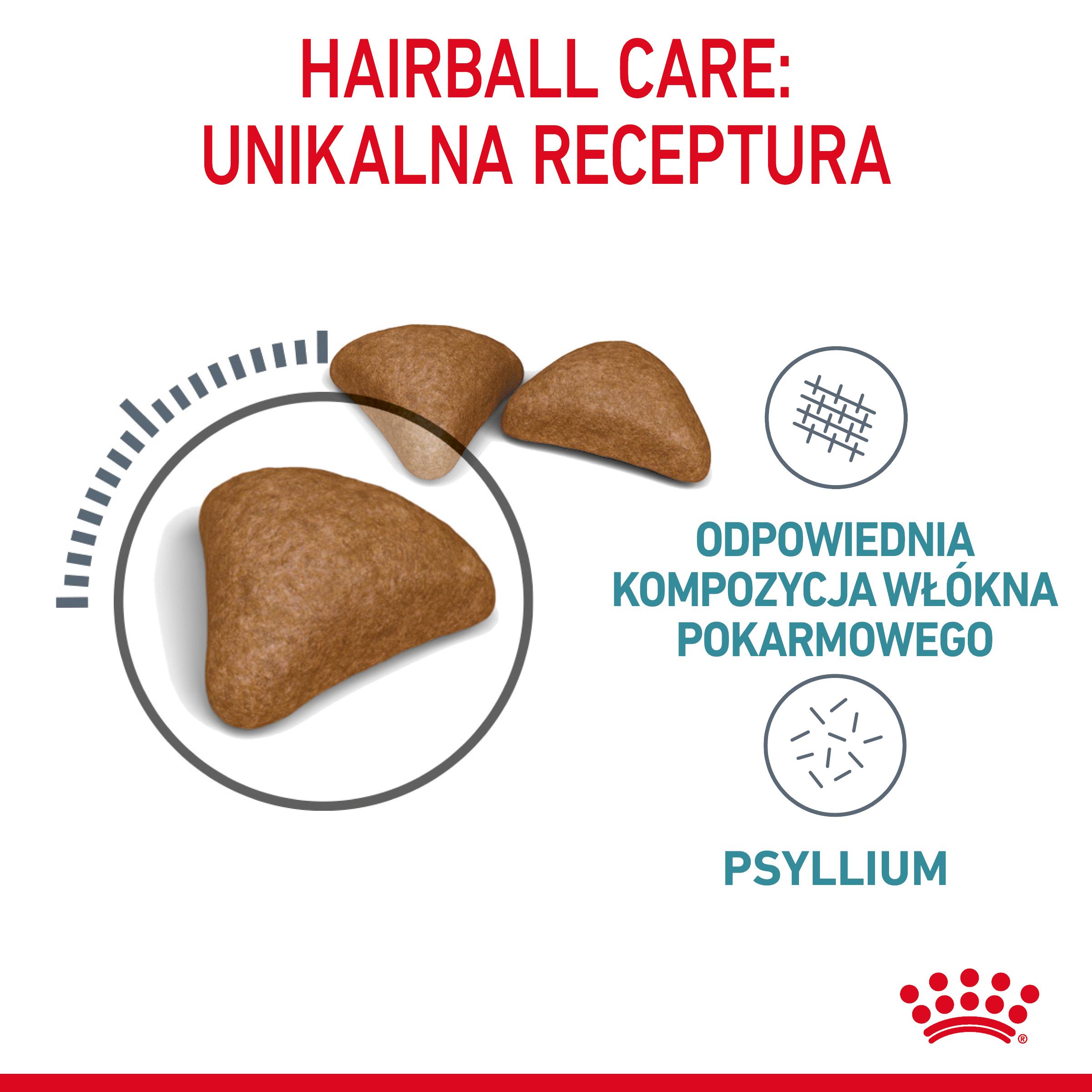 ROYAL CANIN® Hairball Care karma sucha dla kotów dorosłych, eliminacja kul włosowych - Image 5