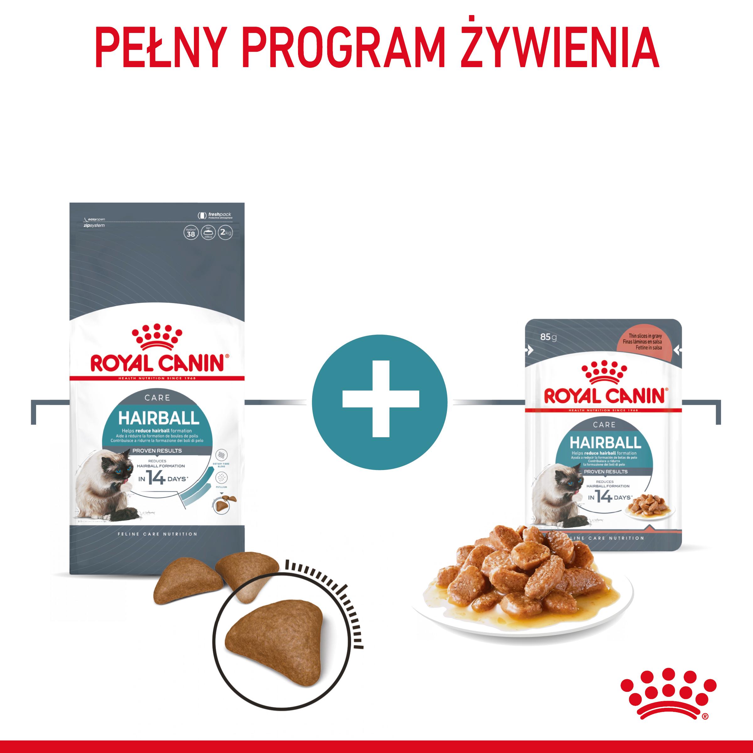ROYAL CANIN® Hairball Care karma sucha dla kotów dorosłych, eliminacja kul włosowych - Image 10