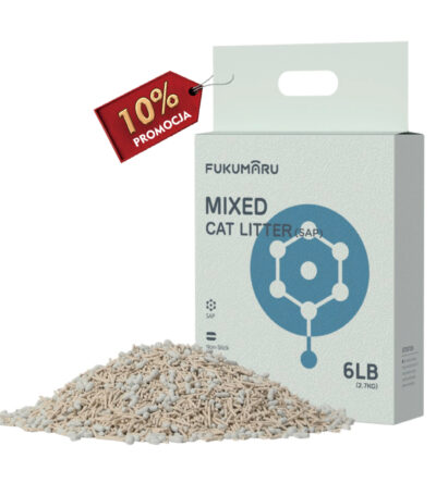 FUKUMARU Mixed Cat Litter (Polymer SAP) 2.7 kg/6 LB