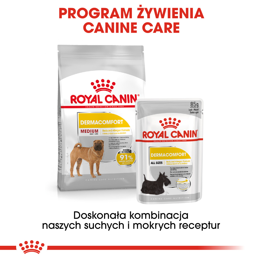 ROYAL CANIN® CCN Medium Dermacomfort karma sucha dla psów dorosłych - Image 7